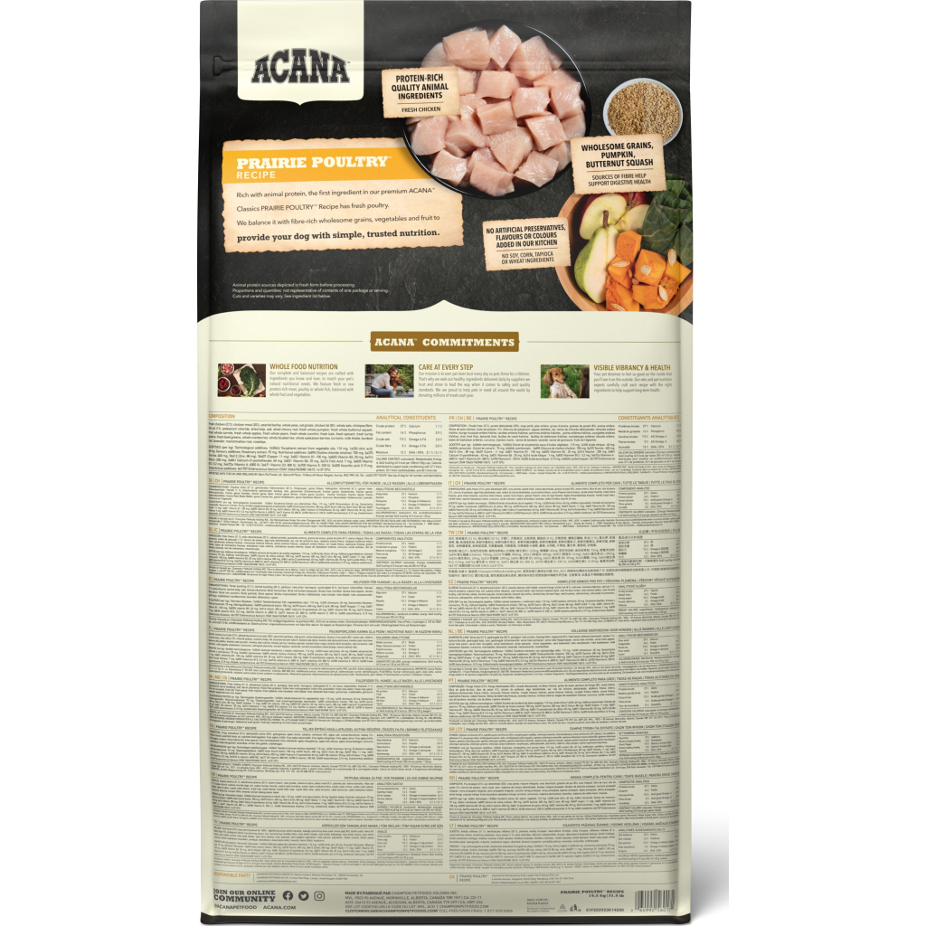 Сухий корм для собак ACANA Prairie Poultry 17 кг (0064992560171) - зображення 4