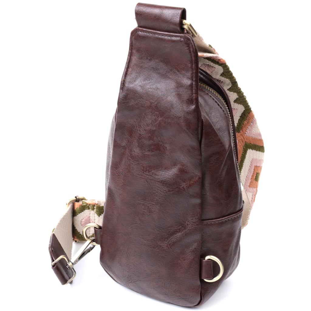 Сумка Vintage З екошкіри Коричнева (22794) - зображення 2