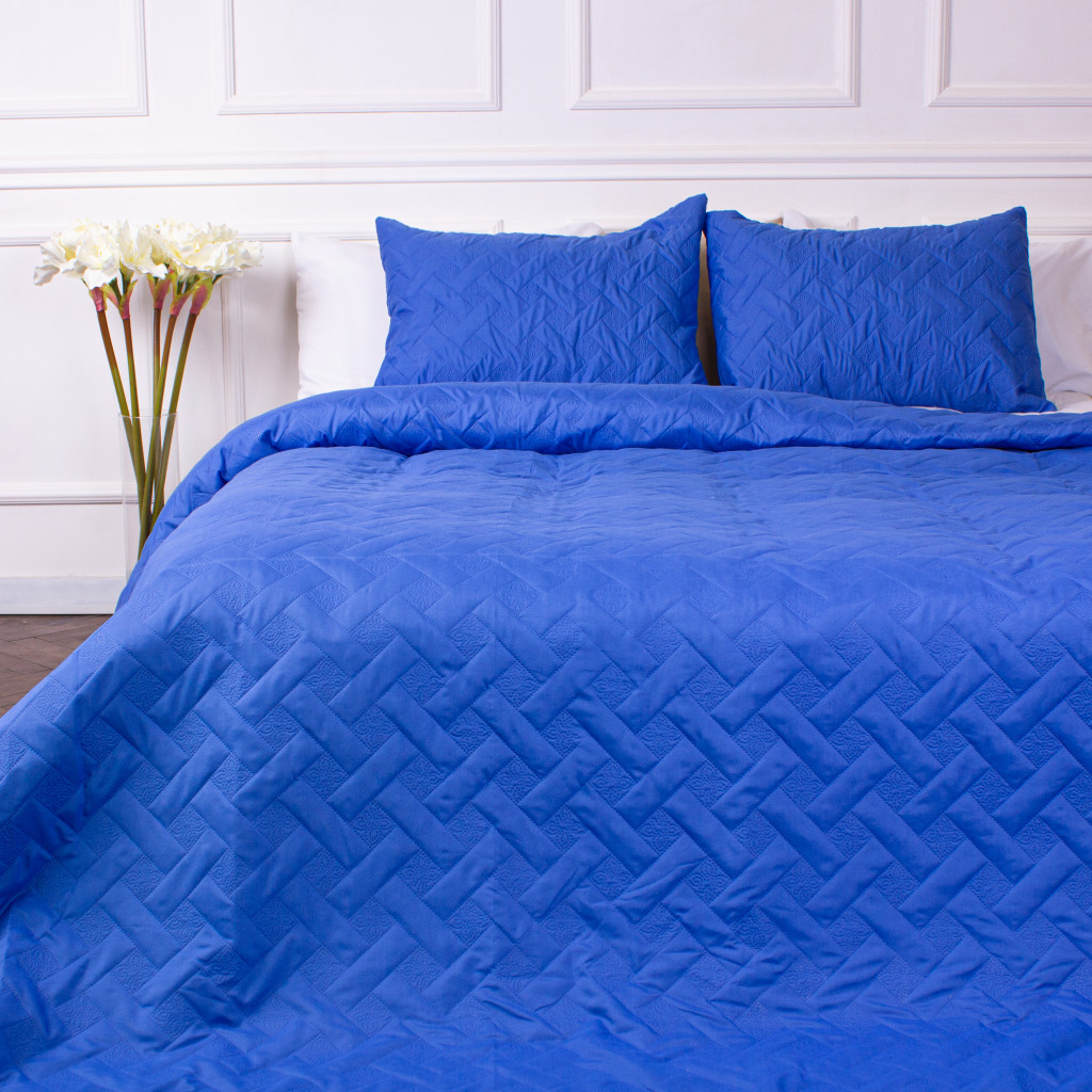 Покривало MirSon набір Deep Line №7103 Regata 220х240 + 2 наволочки 50х70 (2200005623732) - зображення 1