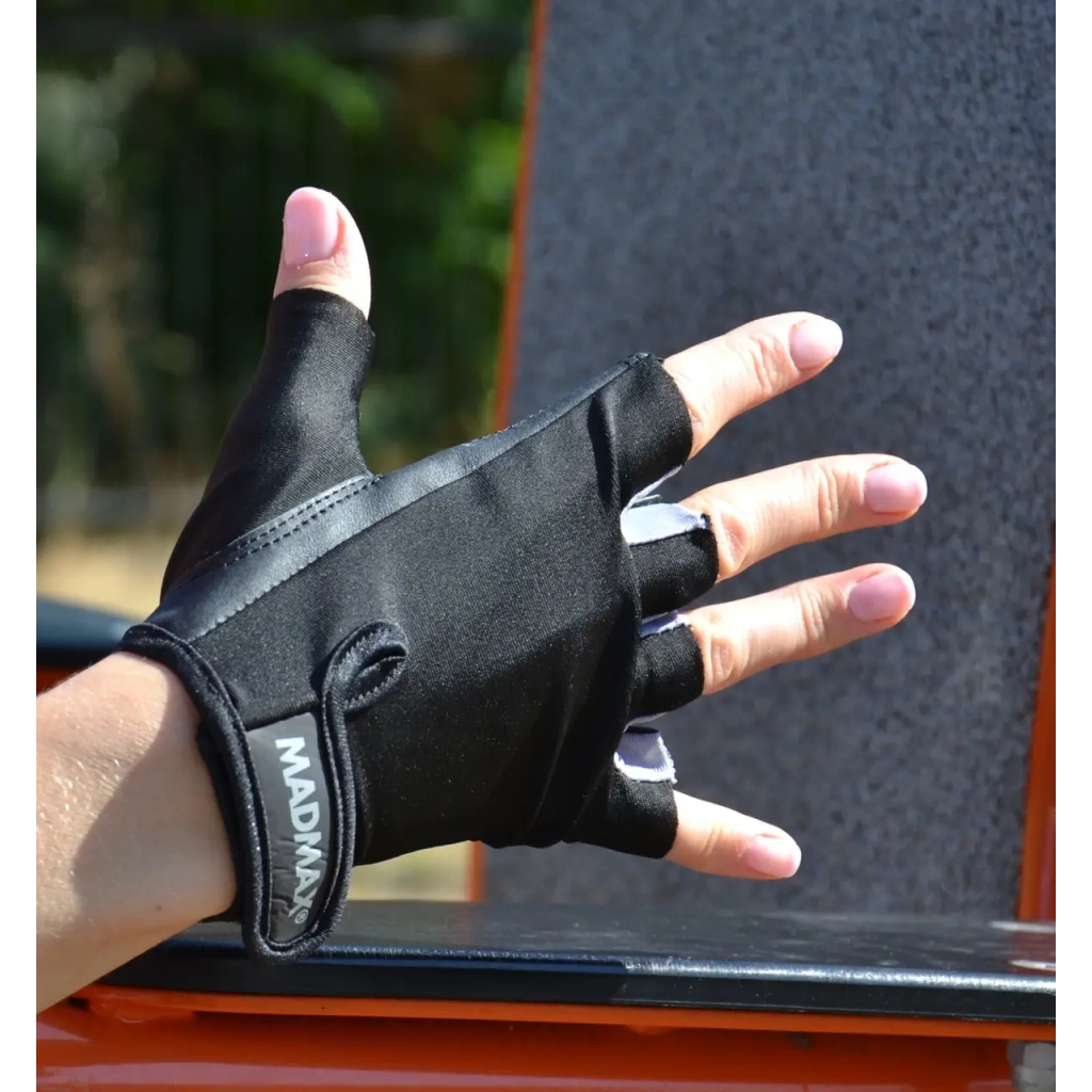 Рукавички для фітнесу MadMax MFG-251 Rainbow Grey XL (MFG-251-GREY_XL) - зображення 6