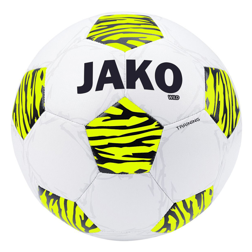 М'яч футбольний Jako Training ball Wild 2309-648 білий, жовтий Уні 5 (4067633122925) - зображення 1