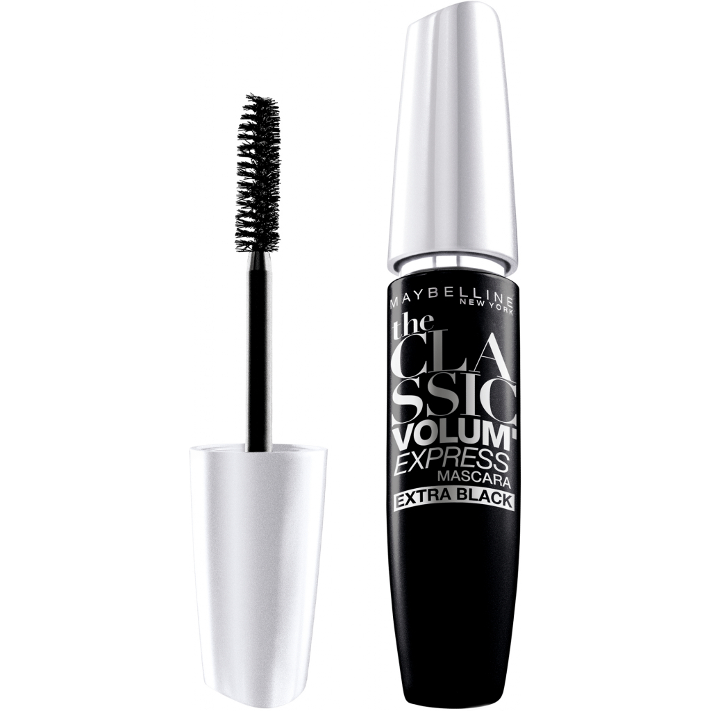 Туш для вій Maybelline New York Volume Express Classic Extra Black 10 мл (3600531516512) - зображення 1