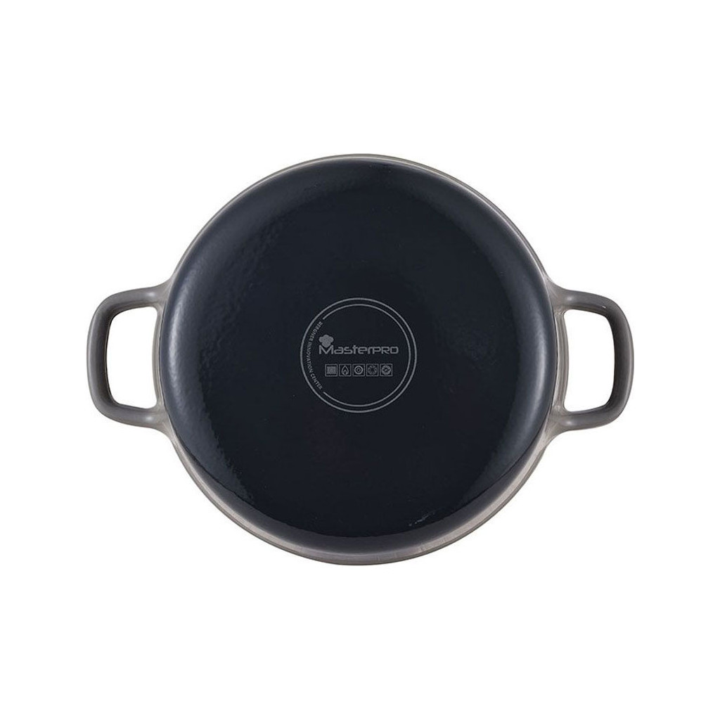 Каструля MasterPro Unique чавунна з кришкою 5,67 л (BGMP-3831) - зображення 3