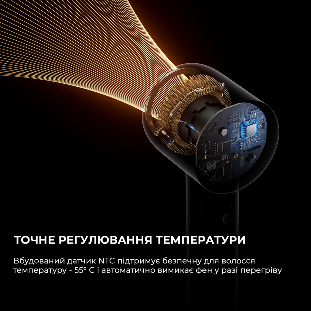 Фен Dreame Glory Mix Black (AHD18-BK) - зображення 4