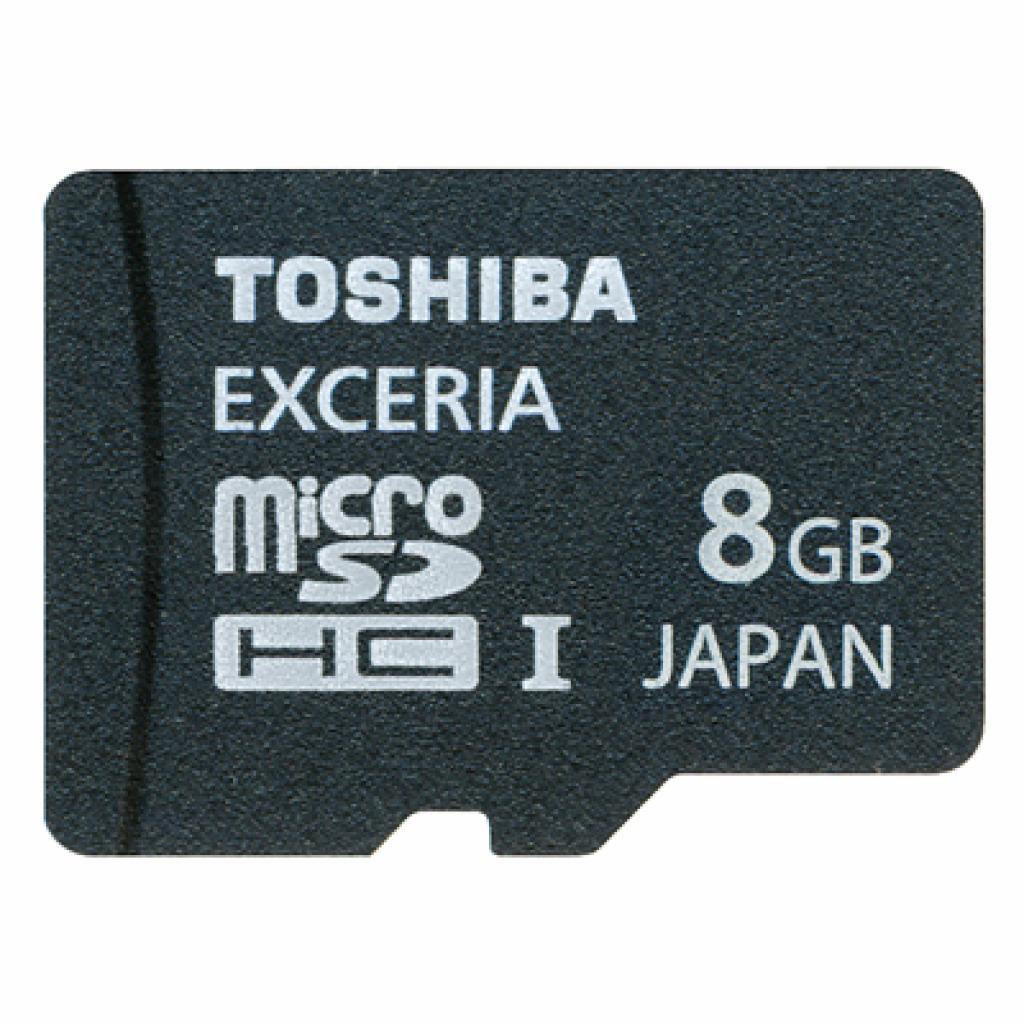Карта пам'яті Toshiba 8Gb microSDHC UHS-I class 10 (SD-CX08HD(BL7) - зображення 1
