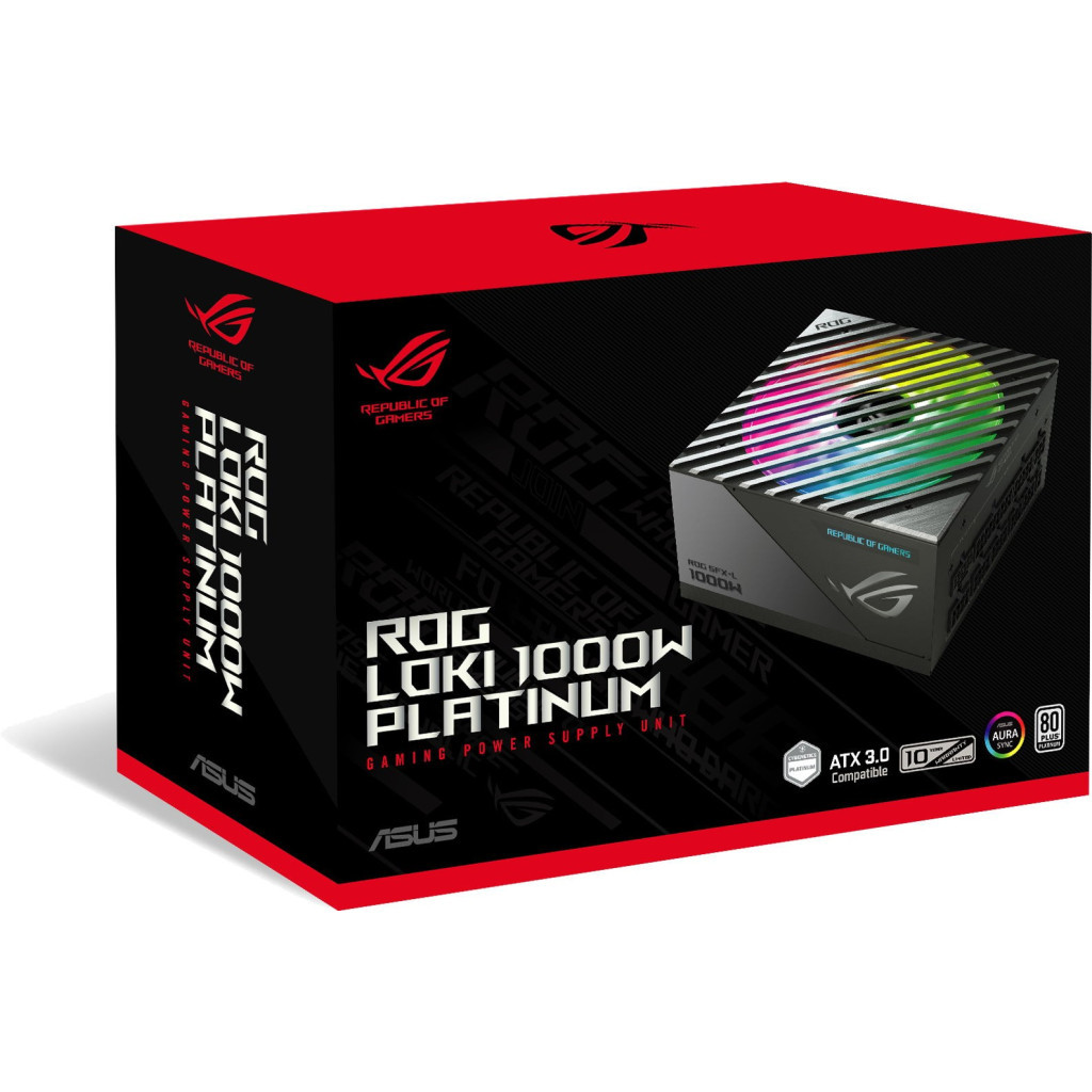 Блок живлення ASUS 1000W ROG-LOKI-1000P-SFX-L-GAMING PCIE5 Platinum (90YE00N1-B0NA00) - зображення 12