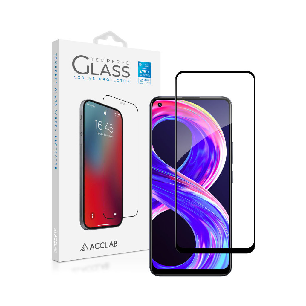 Скло захисне ACCLAB Full Glue Realme 8 Pro (1283126523212) - зображення 2