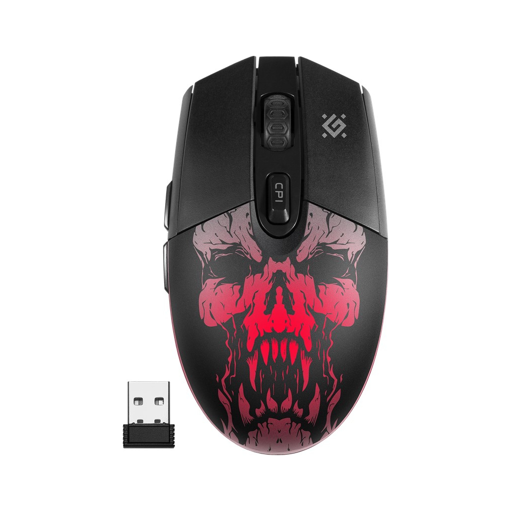 Мишка Defender Beta GM-707L Wireless LED Black (52707) - зображення 1