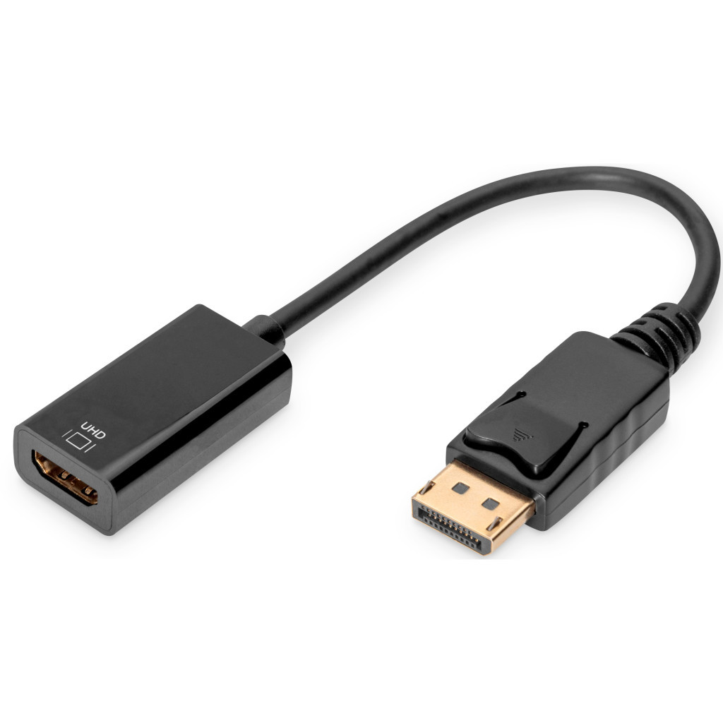 Перехідник DisplayPort to HDMI (M/F) Ultra HD active Digitus (AK-340415-002-S) - зображення 1