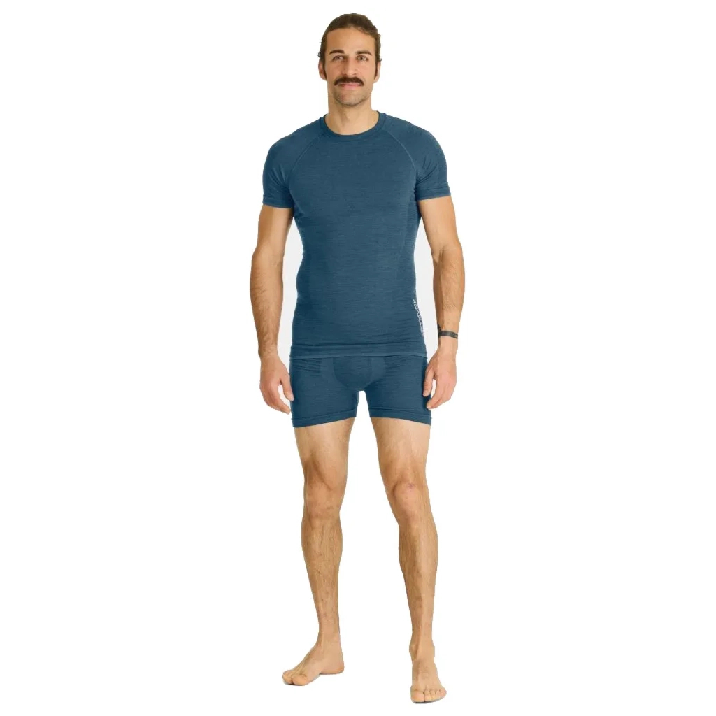 Термофутболка Ortovox 230 Competition Short Sleeve Mns petrol blue - XL - синій (025.001.1319) - зображення 3