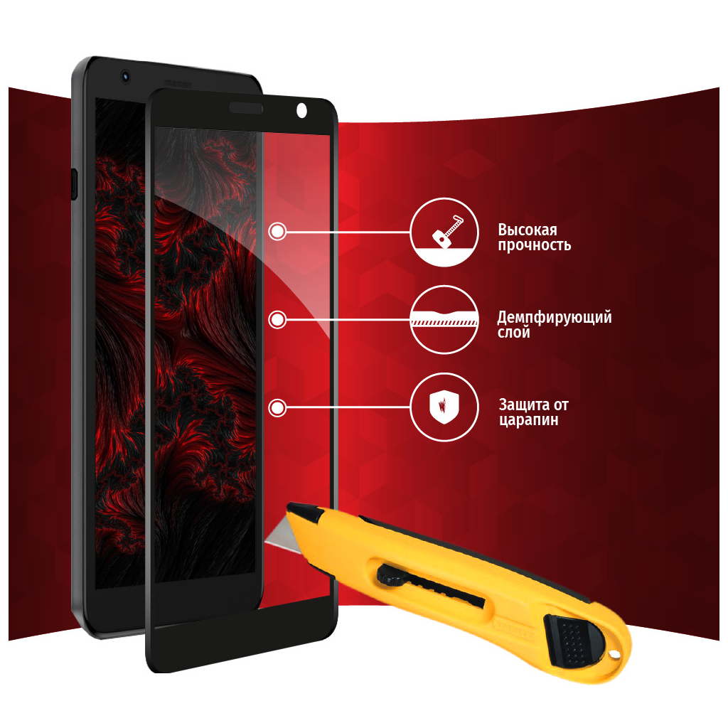 Скло захисне Intaleo Full Glue Tecno POP 3 (BB2) (1283126503115) - зображення 5