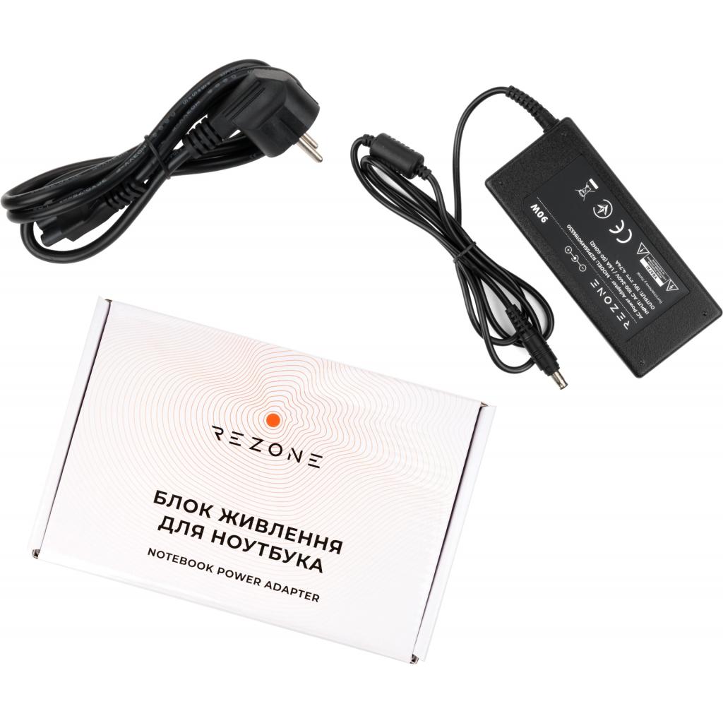 Блок живлення до ноутбуку Rezone Samsung 90W 19V 4.74А 5.5*3.0 (RZPSSM90195530) - зображення 1