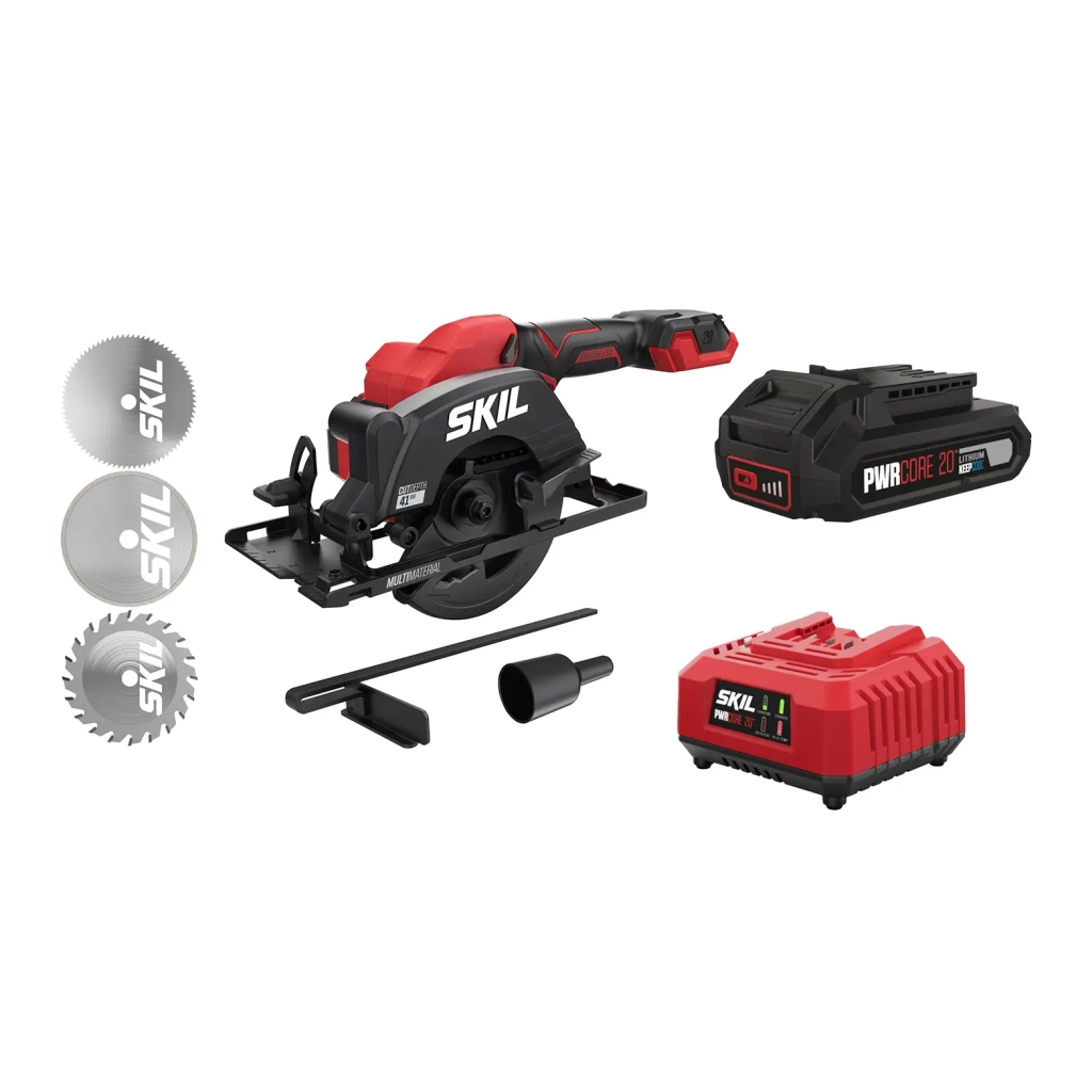 Дискова пила Skil акумуляторна безщіткова, 3540 CA Compact , 2.5Ah (SW1E3540CA+BC1E3110AA) - изображение 1