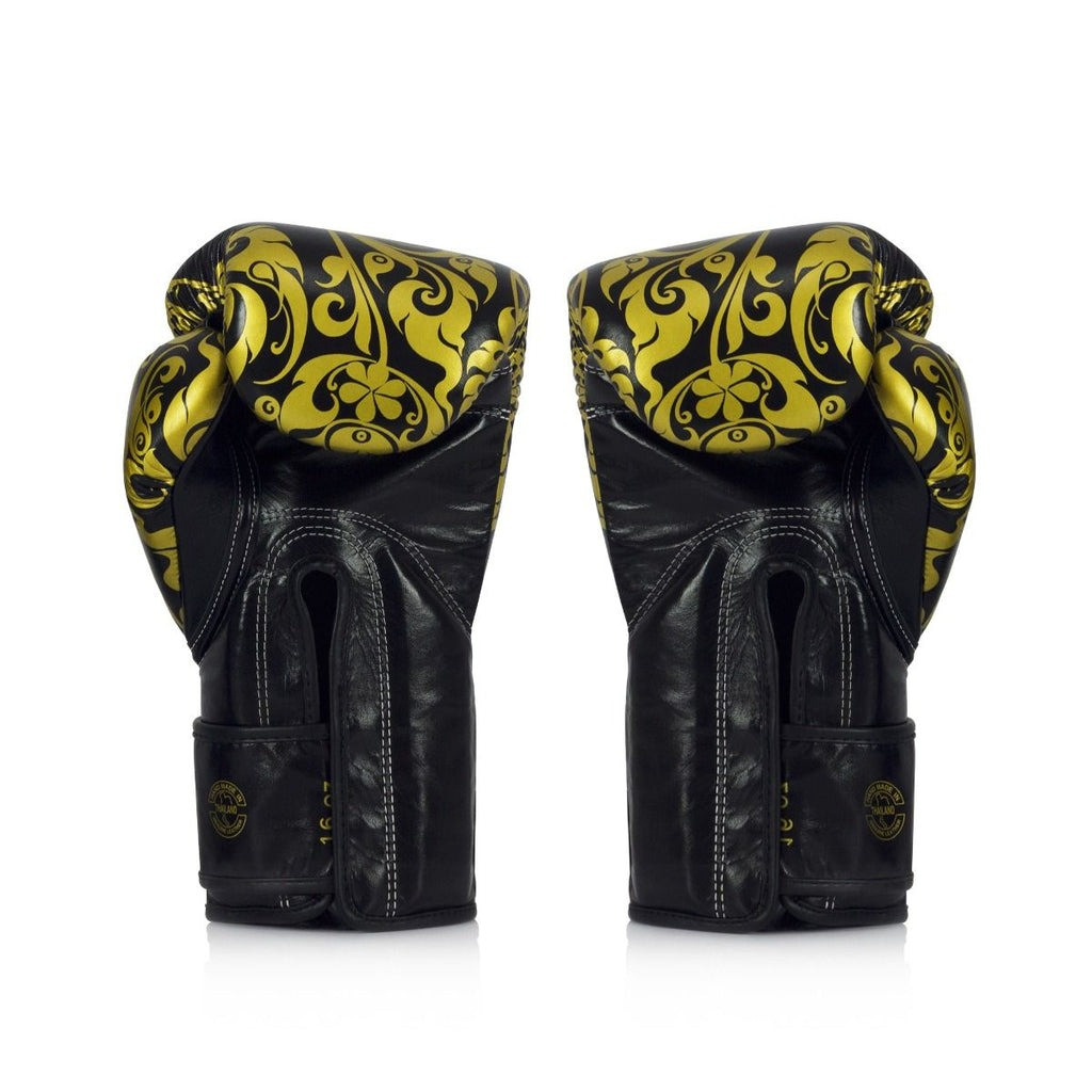 Боксерські рукавички Fairtex BGVG2 Velcro Black 16 унцій (бинти в комплекті) (BGVG2_Velcro_16oz_Black) - зображення 3