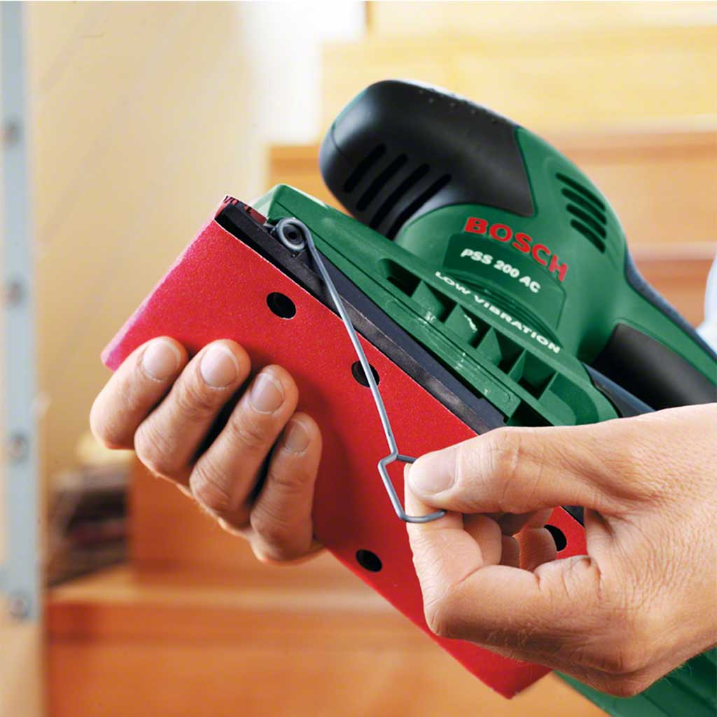 Шліфувальна машина Bosch PSS 200 AC 200Вт, платформа 93x230, 24000кол/хв, 1.6кг (0.603.340.100) - зображення 3