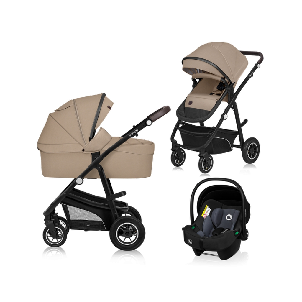 Коляска Lionelo 3 в 1 BIANKA 3IN1 BEIGE SAND (LO-BIANKA 3IN1 BEIGE SAND) - зображення 1