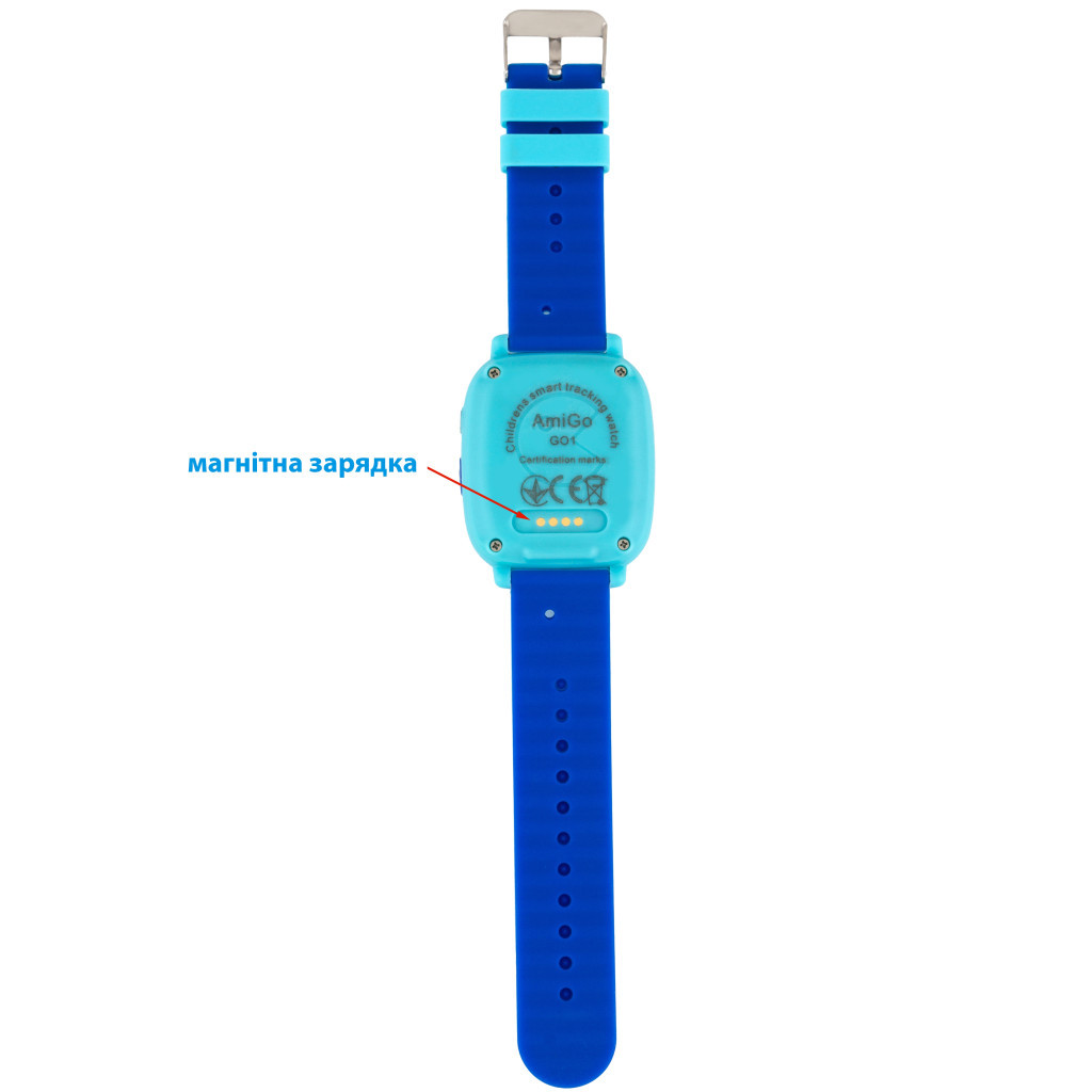 Смарт-годинник Amigo GO001 iP67 Blue (458091) - зображення 10