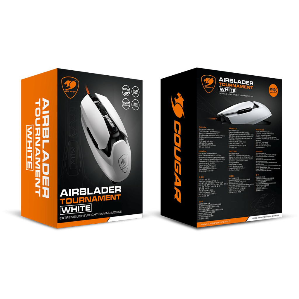 Мишка Cougar AirBlader Tournament USB White (AirBlader Tournament White) - зображення 9