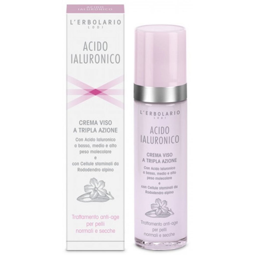 Крем для обличчя L'Erbolario з гіалуроновою кислотою для сухої і нормальної шкіри 50 мл (2214010006985) - зображення 1