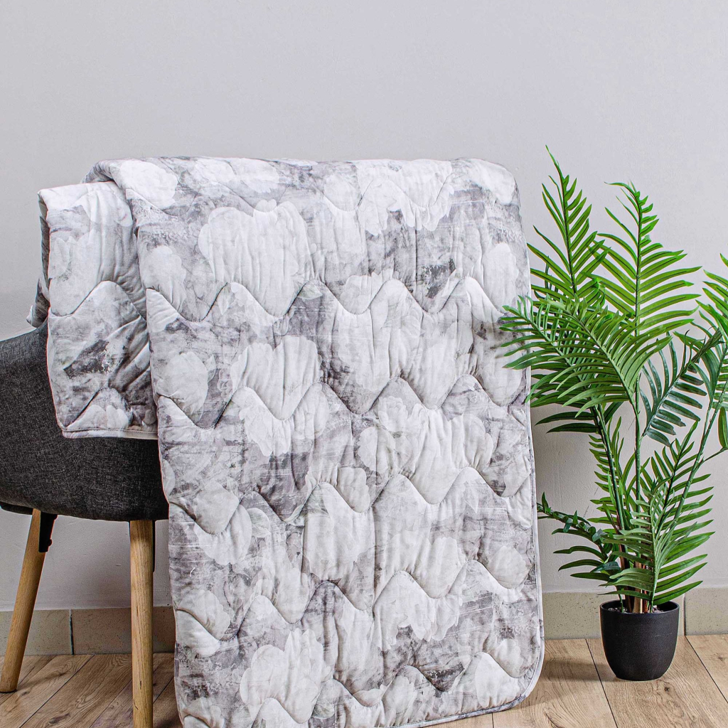 Ковдра Home Line стьобана білі троянди 140 х 210 см (192557) - зображення 2