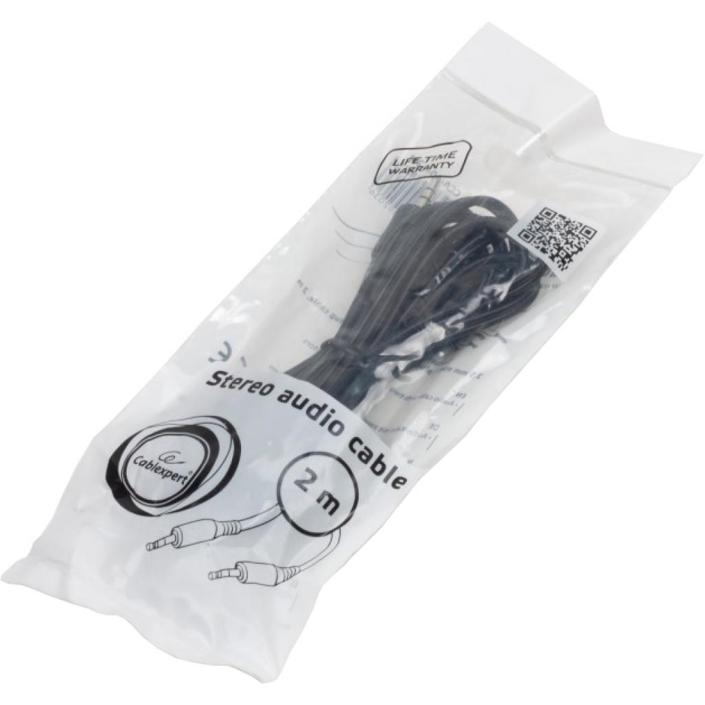 Кабель мультимедійний 3.5mm M to 3.5mm M 2.0m Cablexpert (CCA-404-2M) - изображение 3