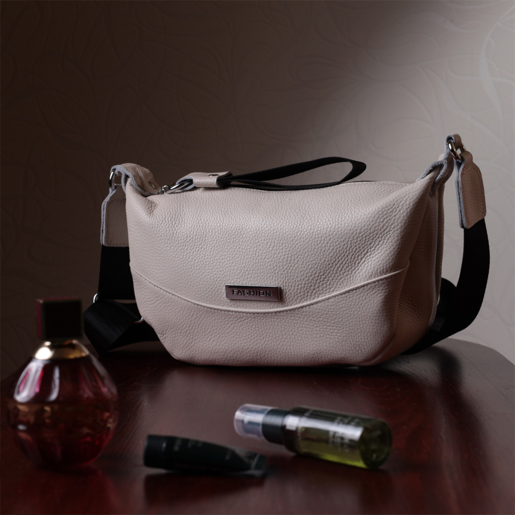 Сумка Vintage Жіноча через плече з натуральної шкіри Біла (22616) - зображення 11