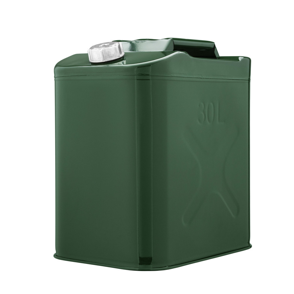 Каністра автомобільна 2E 30л метал 0.8мм, 3.3кг (2E-JCM30S) - зображення 1