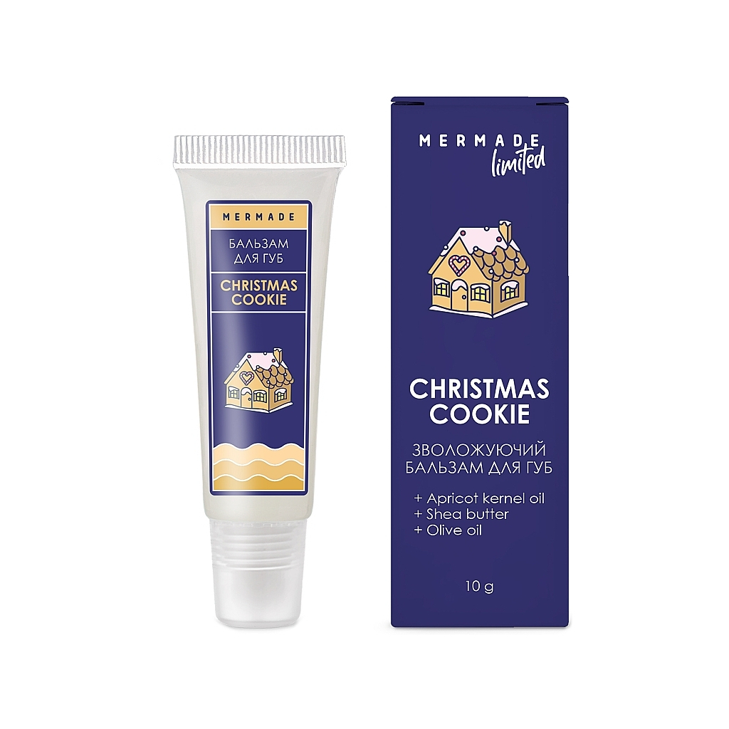 Бальзам для губ Mermade Christmas Cookie Зволожувальний 10 г (4823122903075) - зображення 1