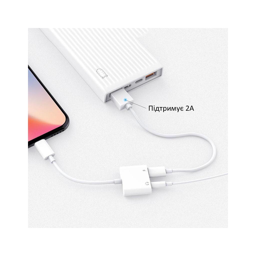 Перехідник Lightning to 3.5mm/Lightning 2LT-WH-BP Orico (CA912797) - зображення 7