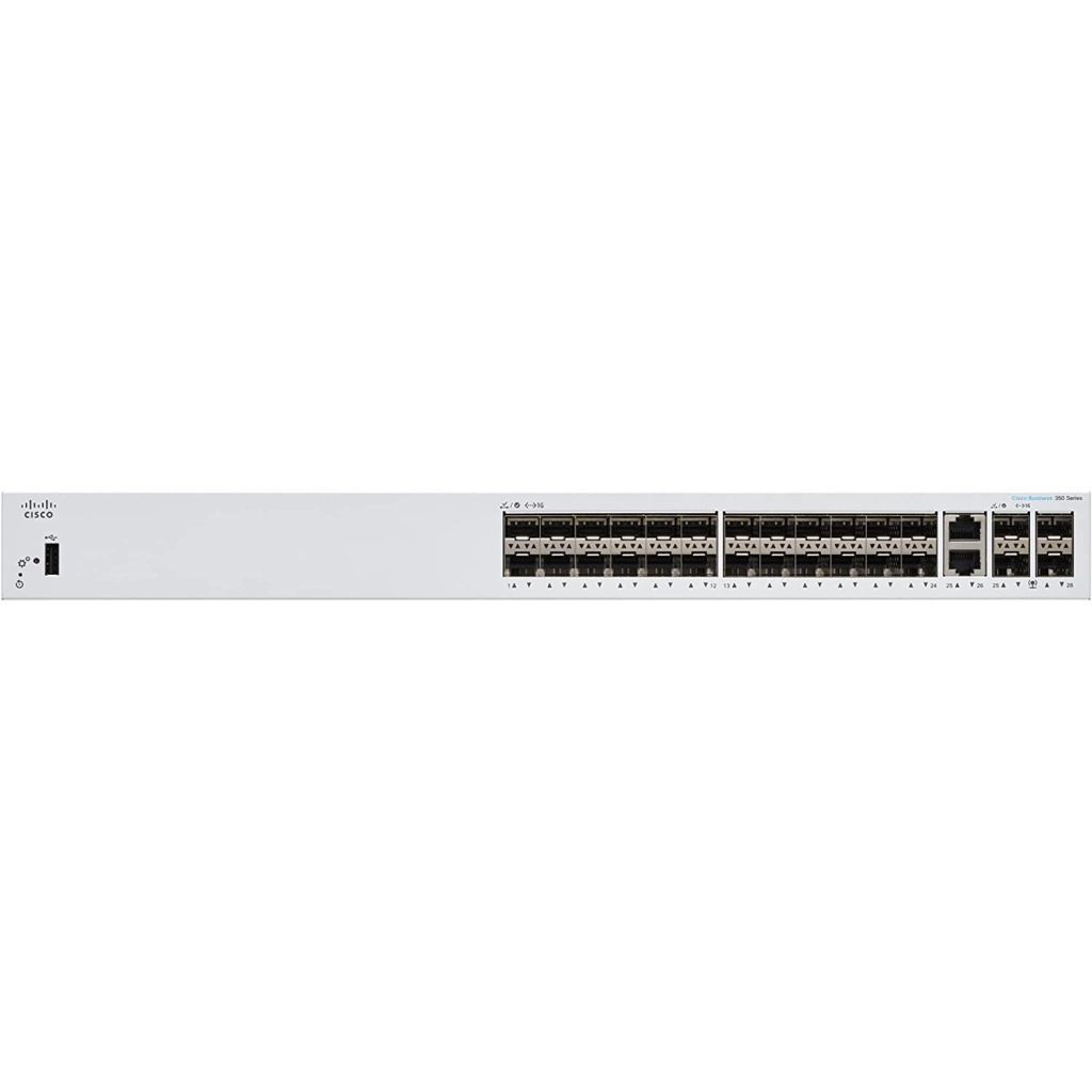 Комутатор мережевий Cisco CBS350-24S-4G-EU - зображення 1