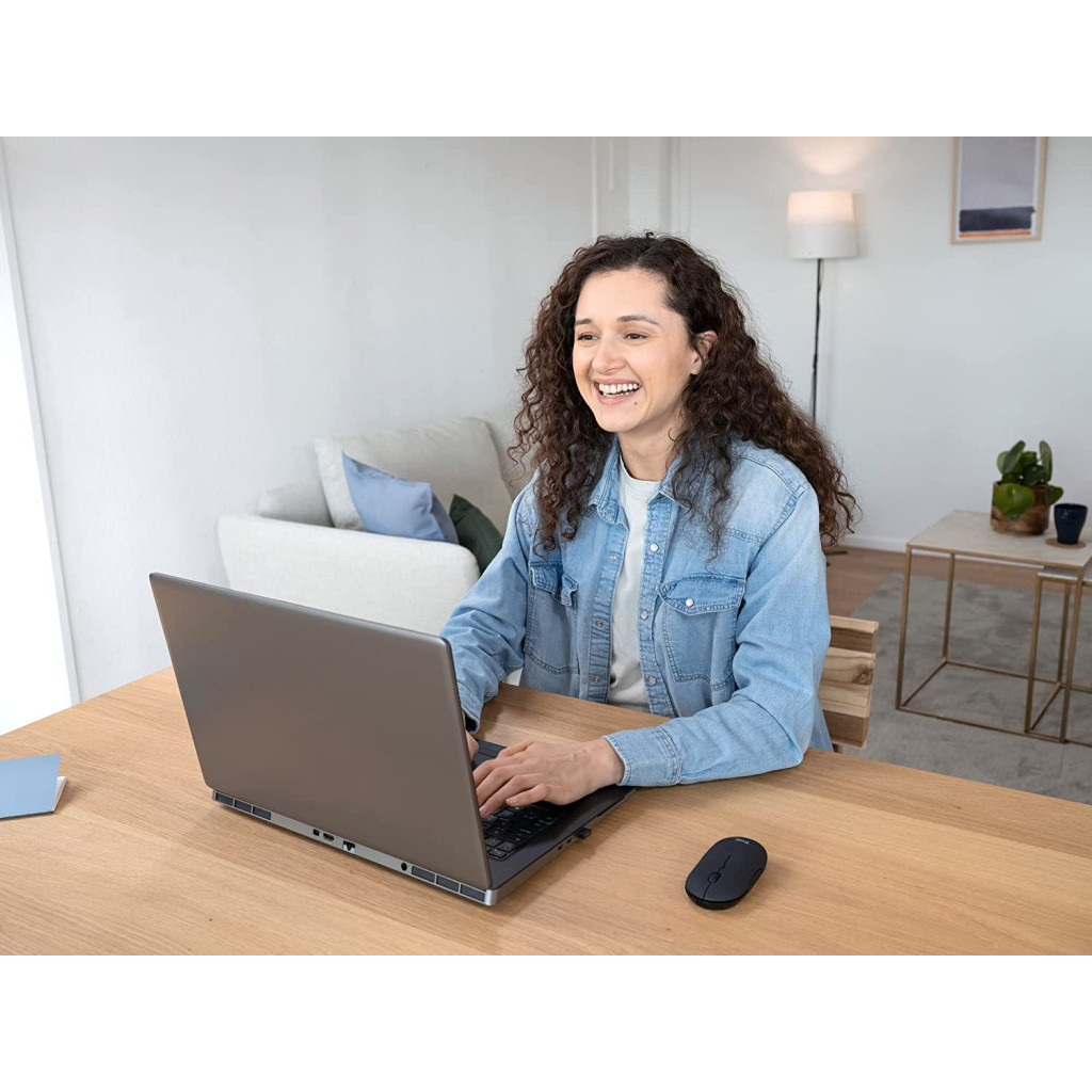 Мишка Trust Puck Wireless/Bluetooth Silent Black (24059) - зображення 3