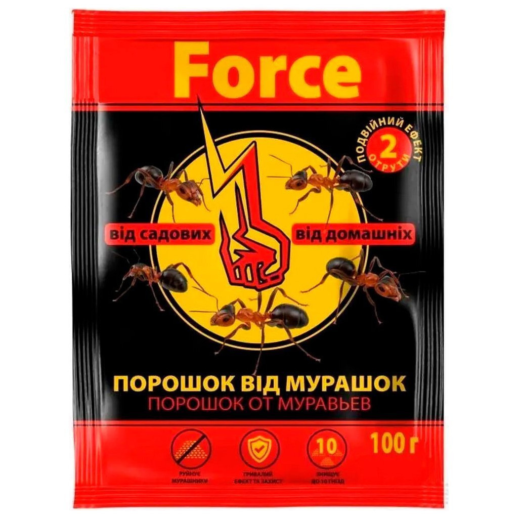 Порошок від комах Force Від мурашок 100 г (4820214191143) - зображення 1