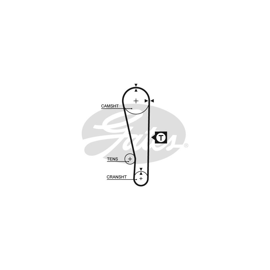 Ремінь ГРМ Gates 5274XS - зображення 1