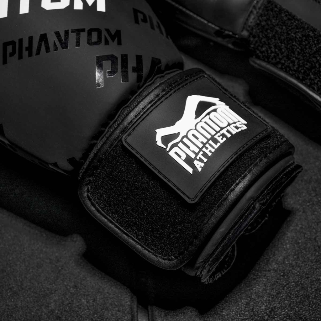 Боксерські рукавички Phantom APEX Velcro Black 12 унцій (PHBG2368-12) - зображення 8