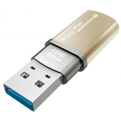 USB флеш накопичувач Transcend 64GB JetFlash 820 USB 3.0 (TS64GJF820G) - зображення 3