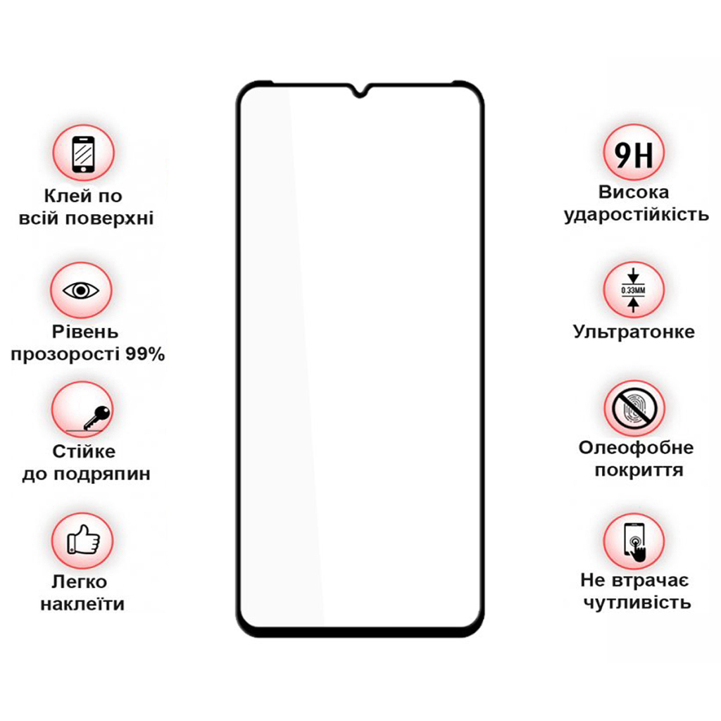 Скло захисне BeCover Nokia G42 10D Black (711555) - зображення 3