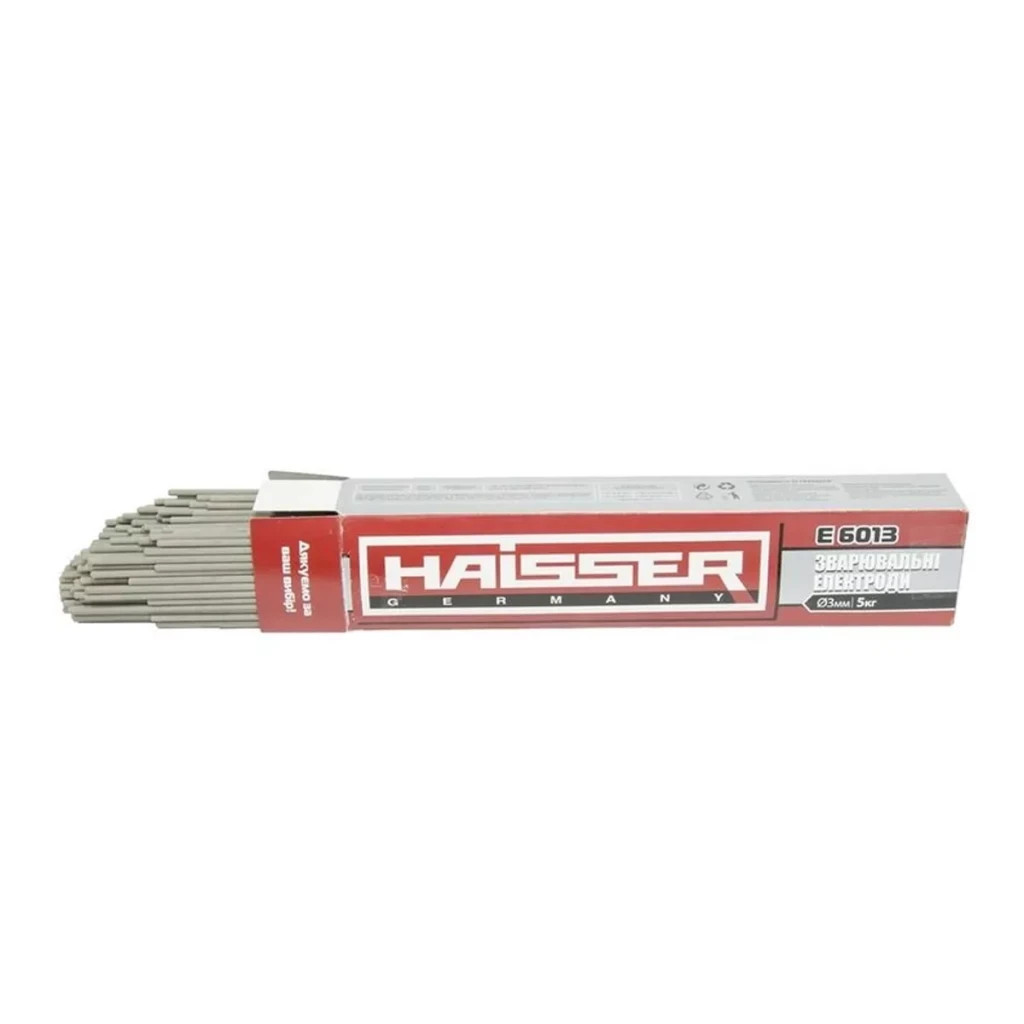 Електроди HAISSER E 6013, 3.0мм, 5кг (63817) - изображение 1