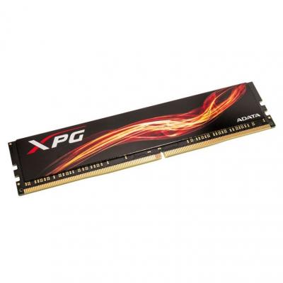 Модуль пам'яті для комп'ютера DDR4 4GB 2800 MHz XPG Flame-HS Black ADATA (AX4U2800W4G17-SBF) - зображення 2