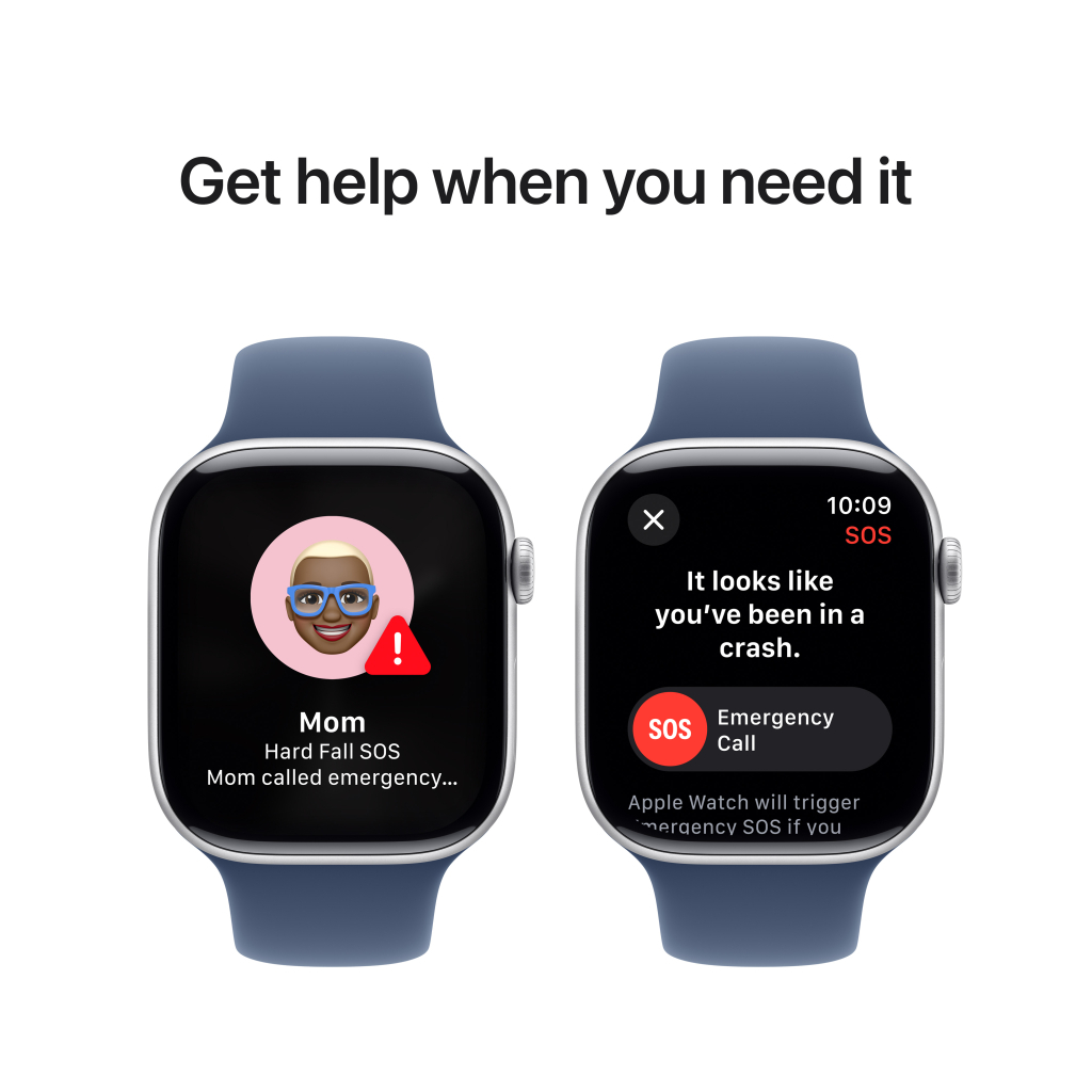 Смарт-годинник Apple Watch Series 10 GPS + Cellular 42mm Gold Titanium Case with Starlight Sport Band - S/M (MX063QH/A) - зображення 6