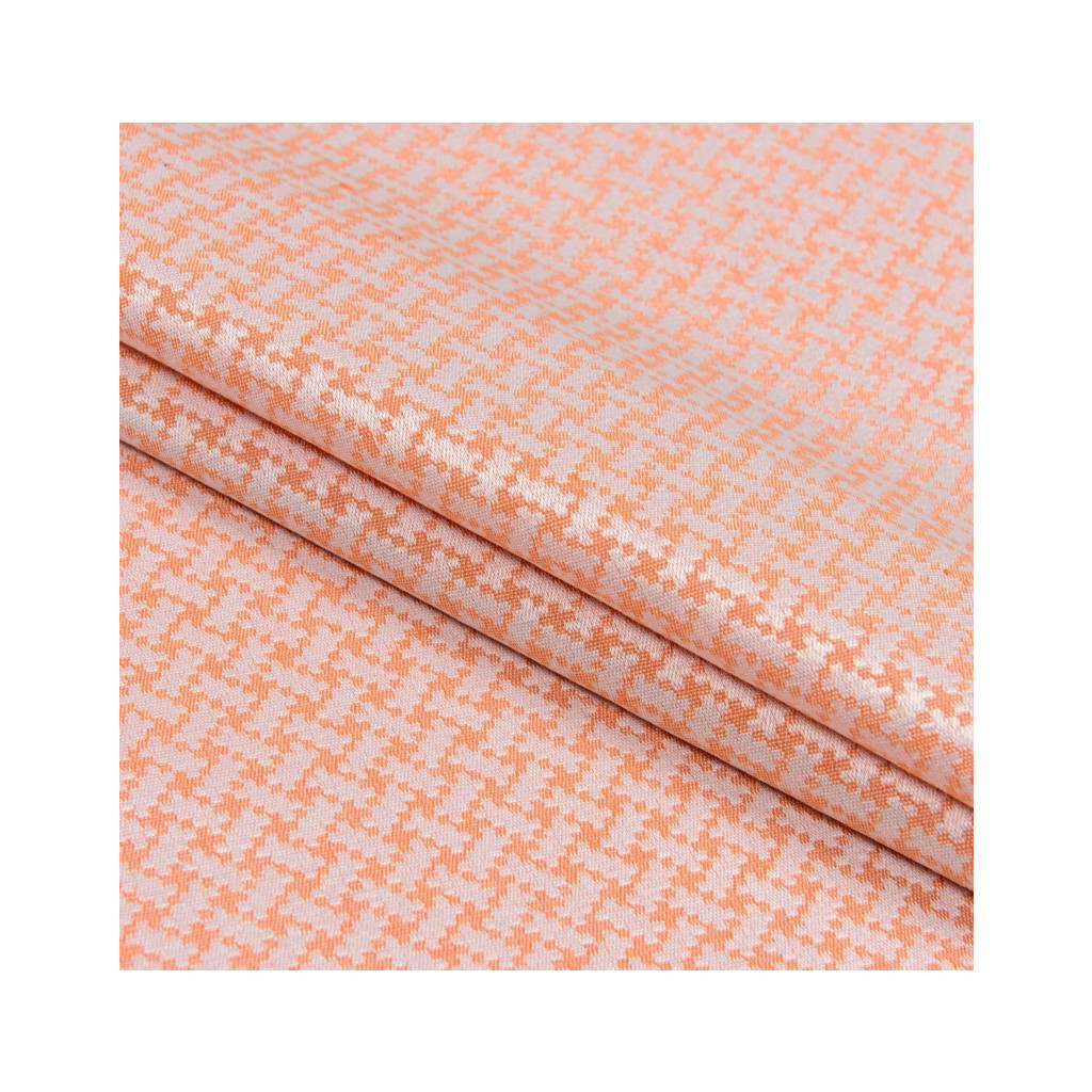 Скатертина MirSon Жакард №302 Jacquard Orange 140x140 см (2200006739258) - зображення 5