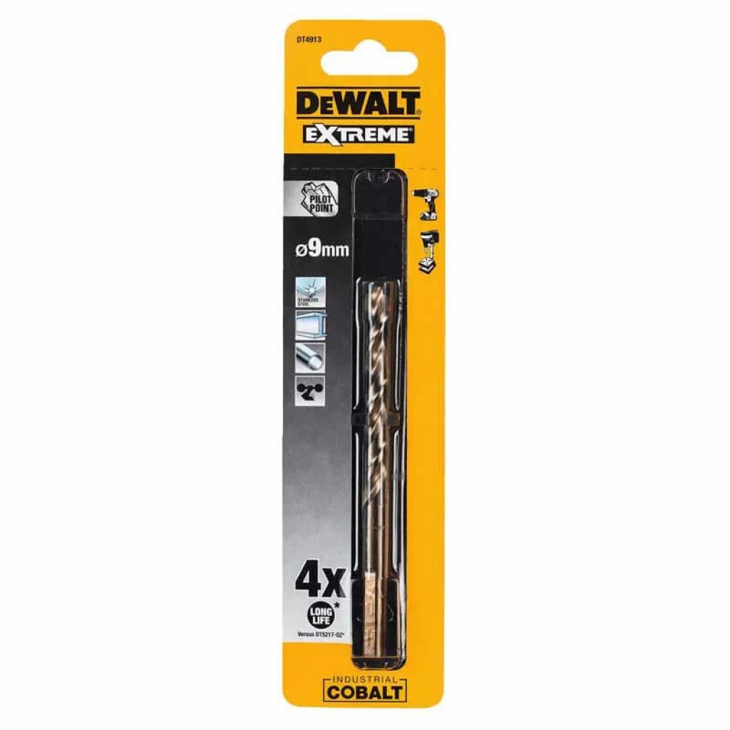 Свердло DeWALT EXTREME INDUSTRIAL COBALT HSS-CO, 9 х 125 х 78 мм (DT4913) - зображення 3