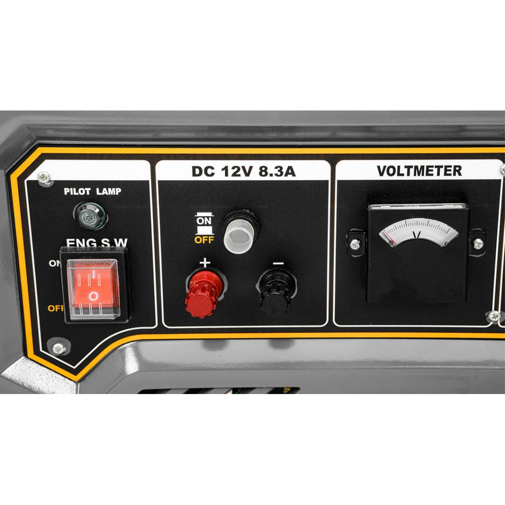 Генератор Graphite 230V (1 фаза), 2/2.2kW, ручний старт, AVR, 40кг (58G904) - изображение 12