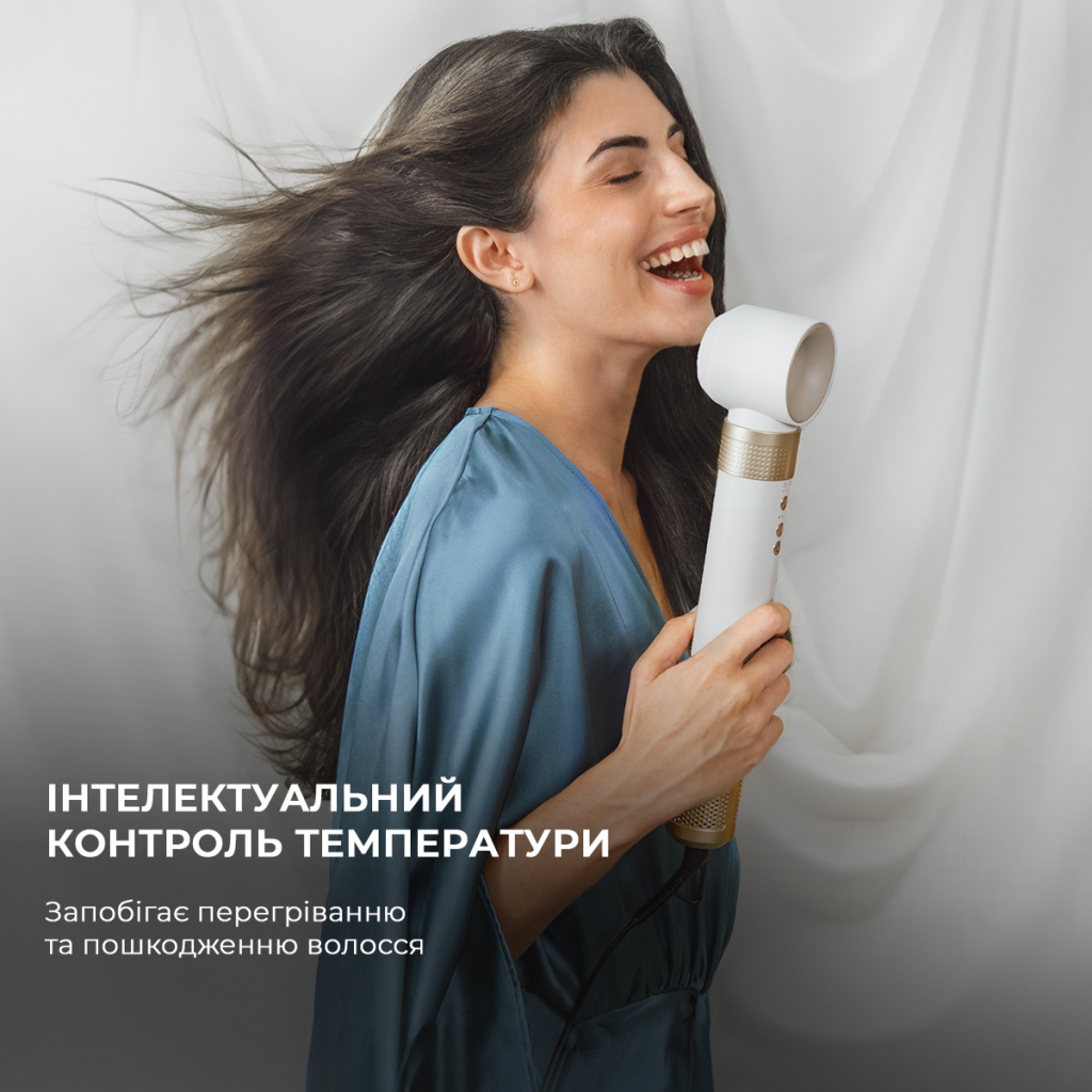 Стайлер Cecotec Bamba CeramicCare 14in1 AirGlam Champagne (CCTC-00252) - изображение 7