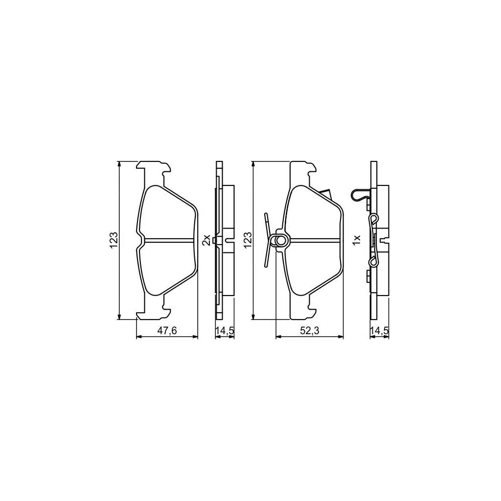 Гальмівні колодки Bosch 0986494836 - изображение 2