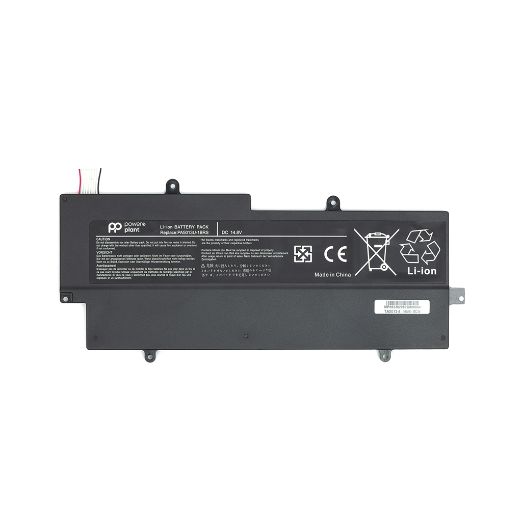 Акумулятор до ноутбука PowerPlant TOSHIBA Portege Z830 Ultrabook (PA5013U-1BRS) 14.8V 3200mAh (NB510276) - зображення 1