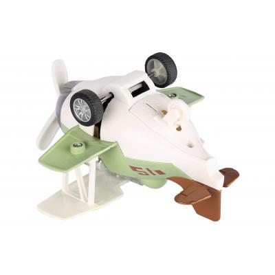 Спецтехніка Same Toy Самолет металический инерционный Aircraft зеленый со светом (SY8015Ut-2) - изображение 4