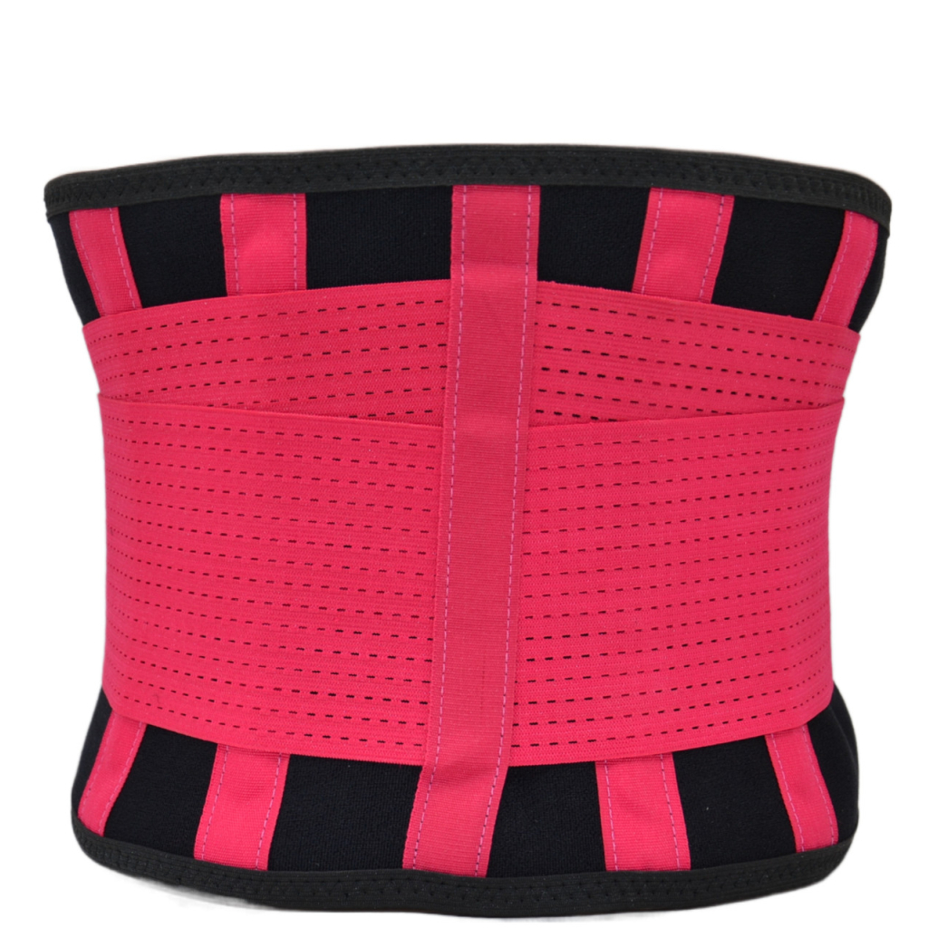 Пояс компресійний MadMax MFA-277 Slimming belt Black/rubine red L (MFA-277-RED_L) - изображение 5