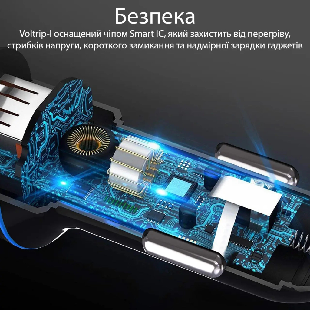 Зарядний пристрій Promate voltrip-i.black - зображення 6