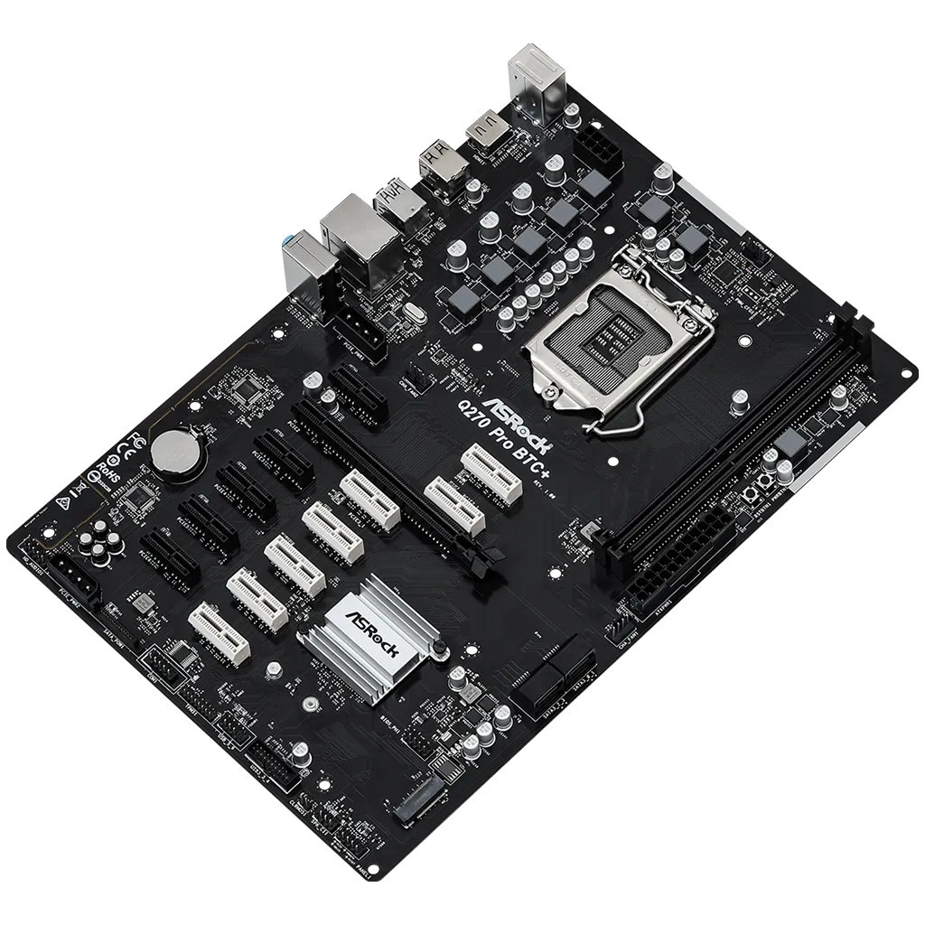 Материнська плата ASRock Q270 PRO BTC+ - зображення 2