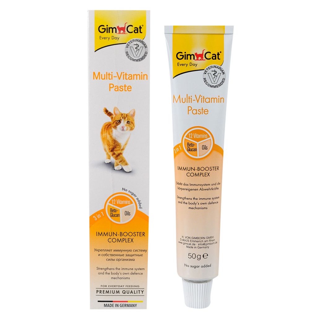 Паста для тварин GimCat Мультивітамін для котів 50 г (4002064401423) - изображение 1